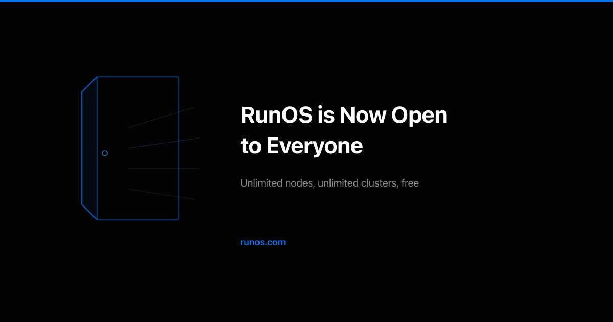 RunOS is Now Open to Everyone